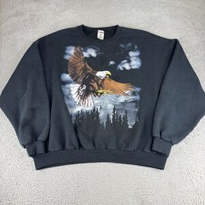 Vintage Black and Brown Eagle Sweatshirt